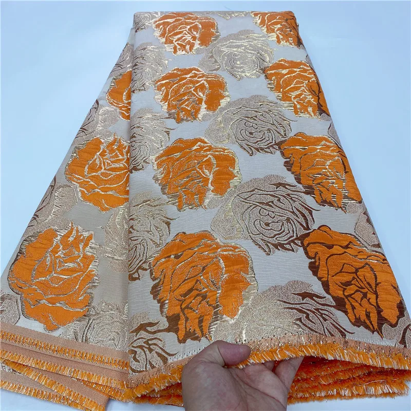 Latest Jacquard Lace Fabric Unique African Gilding Lace Fabric Gold Brocade Bridal Material For Nigerian Wedding Party K092403
Latest Jacquard Lace Fabric Unique African Gilding Lace Fabric Gold Brocade Bridal Material For Nigerian Wedding Party K092403