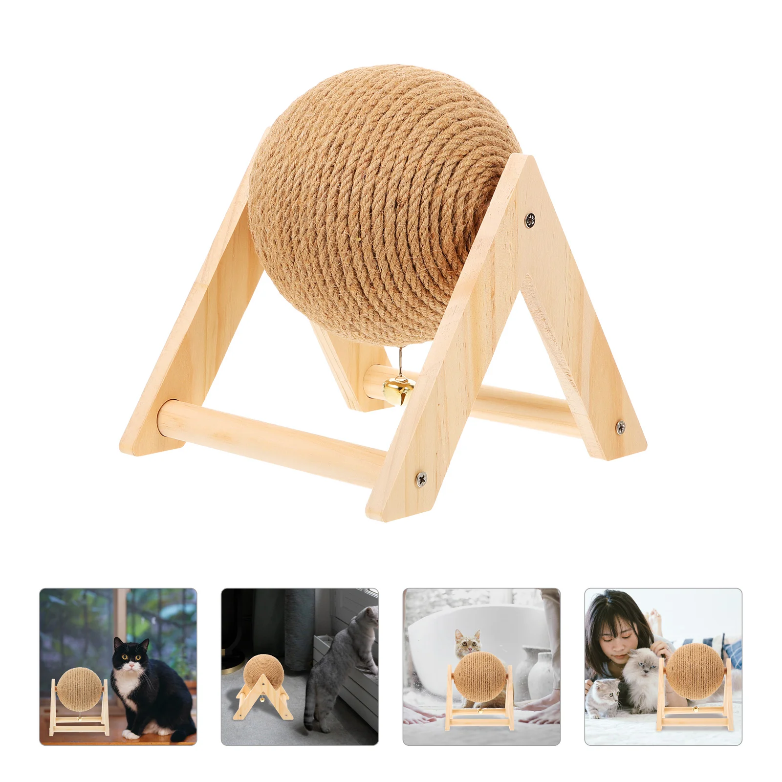 Home Cat Scratcher Toys Floor Kitten Scratching Board Ball Supply Large Room Pet
Home Cat Scratcher Toys Floor Kitten Scratching Board Ball Supply Large Room Pet