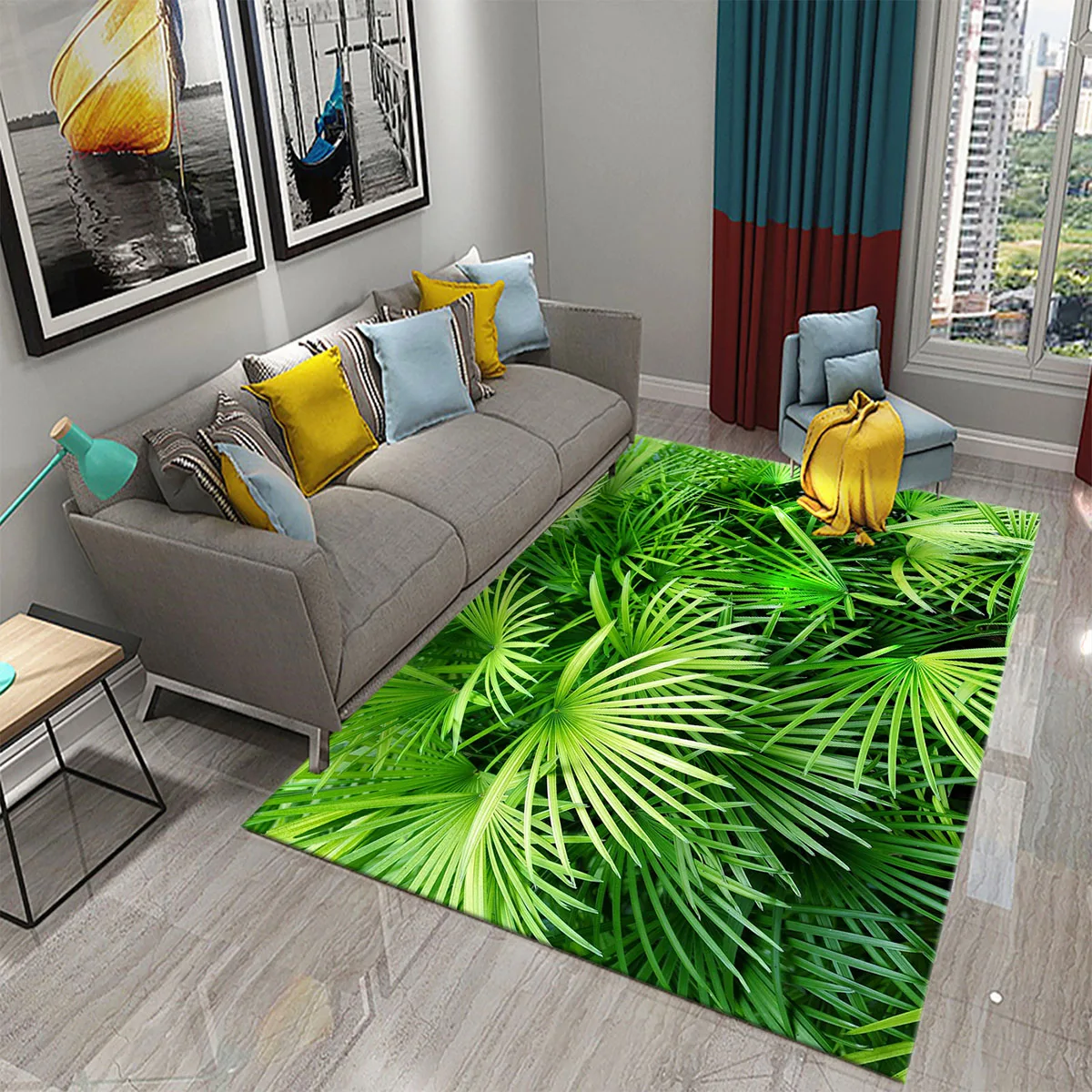 3D Palm Leaf Carpet Green Tropical Plants Rugs Kitchen Bathroom Anti-Slip Door Mats Carpet Living Room Bedroom Decor Floor Rugs
3D Palm Leaf Carpet Green Tropical Plants Rugs Kitchen Bathroom Anti-Slip Door Mats Carpet Living Room Bedroom Decor Floor Rugs