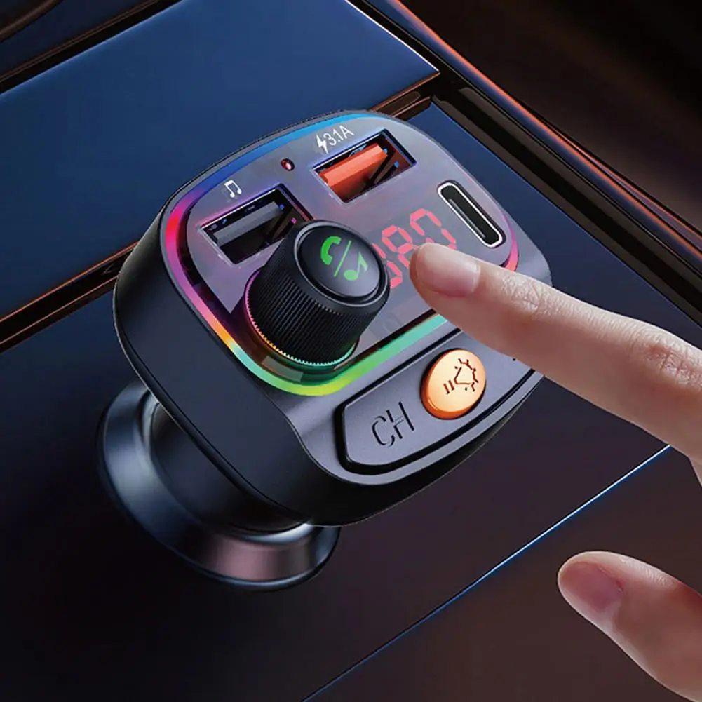 Car Mp3 Player Fm Transmitter Bluetooth-compatible Hands Free Car Kit Audio Adapter Fast Charger Auto Parts
Car Mp3 Player Fm Transmitter Bluetooth-compatible Hands Free Car Kit Audio Adapter Fast Charger Auto Parts