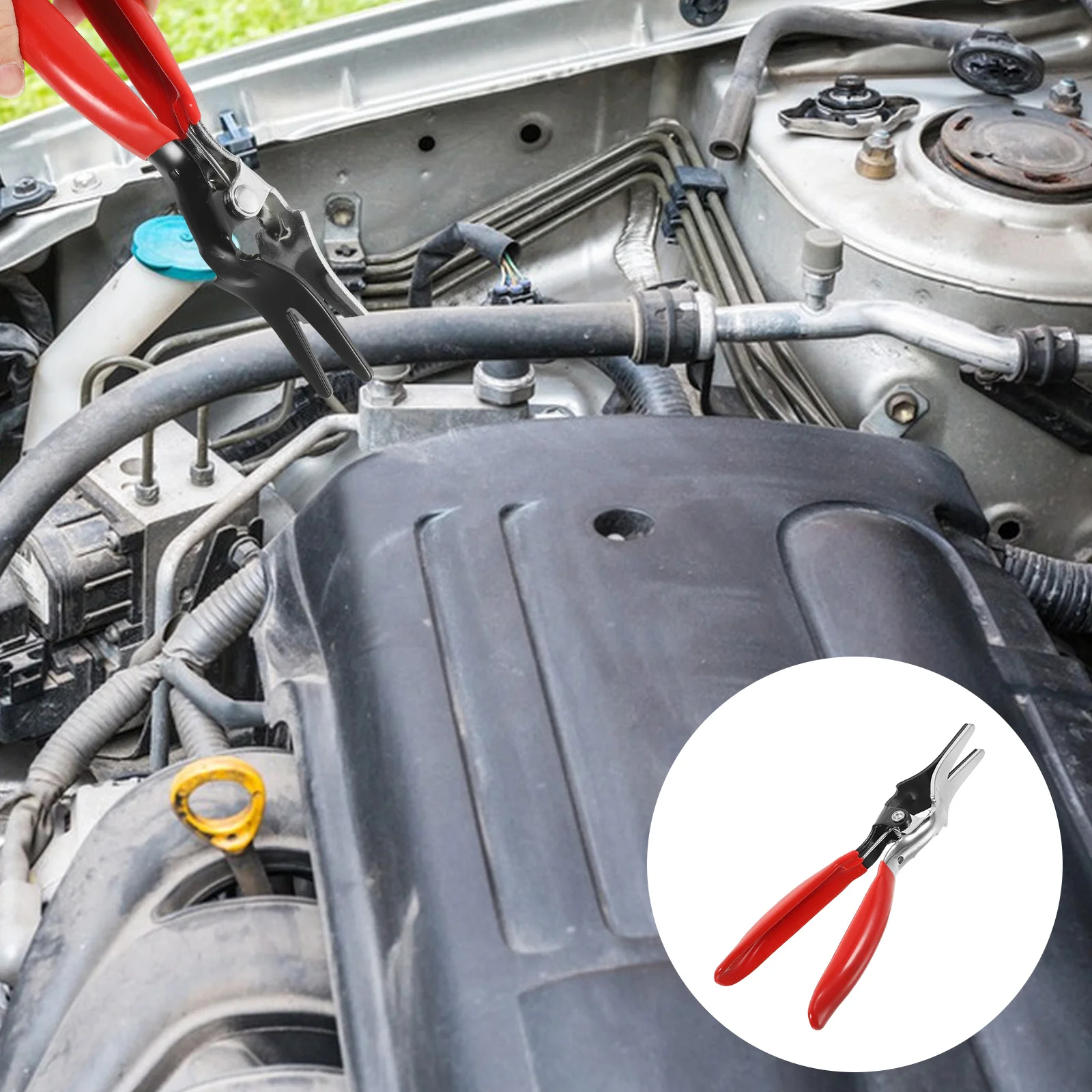 Mechanic Tools Fuel Line Pliers Plumbing Disassembler Engineer Vacuum Hose Remover 45 # Steel Automotive
Mechanic Tools Fuel Line Pliers Plumbing Disassembler Engineer Vacuum Hose Remover 45 # Steel Automotive