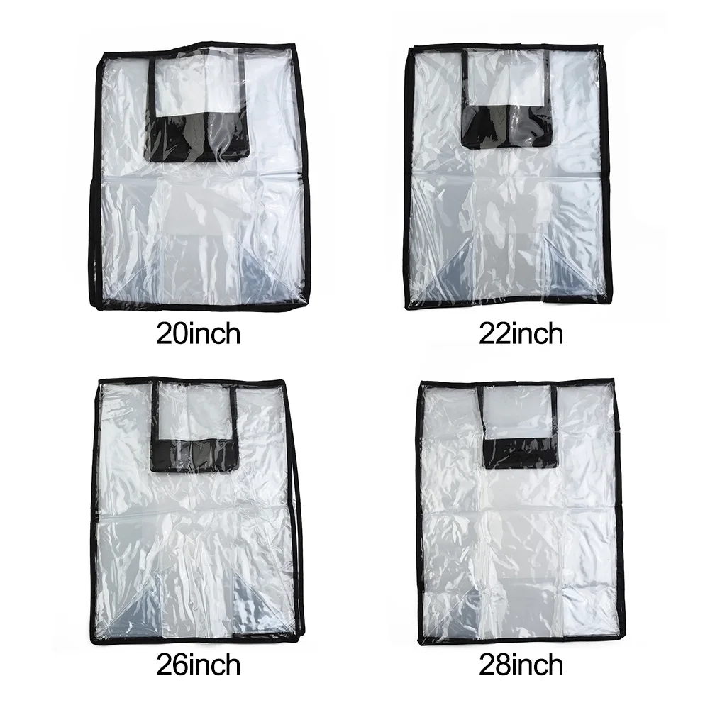 Protector Luggage Cover Luggage PVC Protective Suitcase Transparent+black Waterproof Freeze-proofing Anti-scratch
Protector Luggage Cover Luggage PVC Protective Suitcase Transparent+black Waterproof Freeze-proofing Anti-scratch