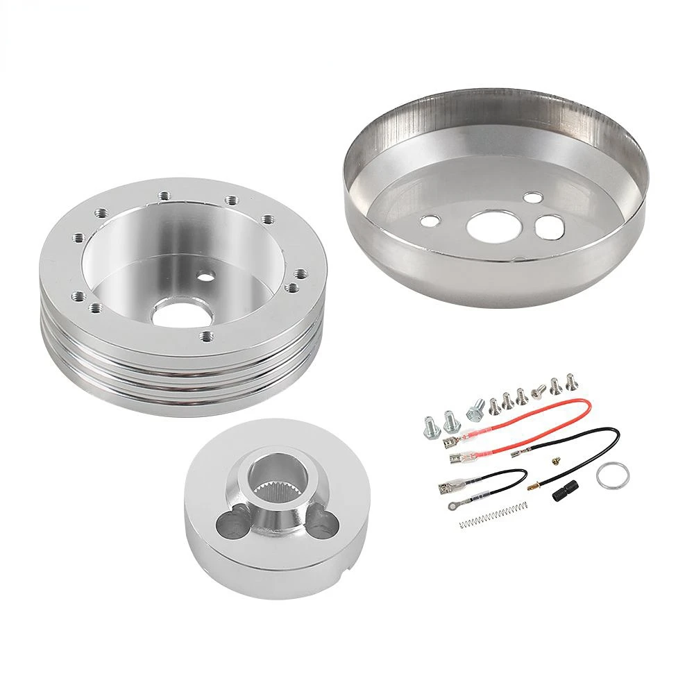 5 & 6 Hole Car Automobile Steering Wheel Hub Adapter for Chevrolet, GMC, Pontiac Polished Short Hub Connector Car Accessories
5 & 6 Hole Car Automobile Steering Wheel Hub Adapter for Chevrolet, GMC, Pontiac Polished Short Hub Connector Car Accessories