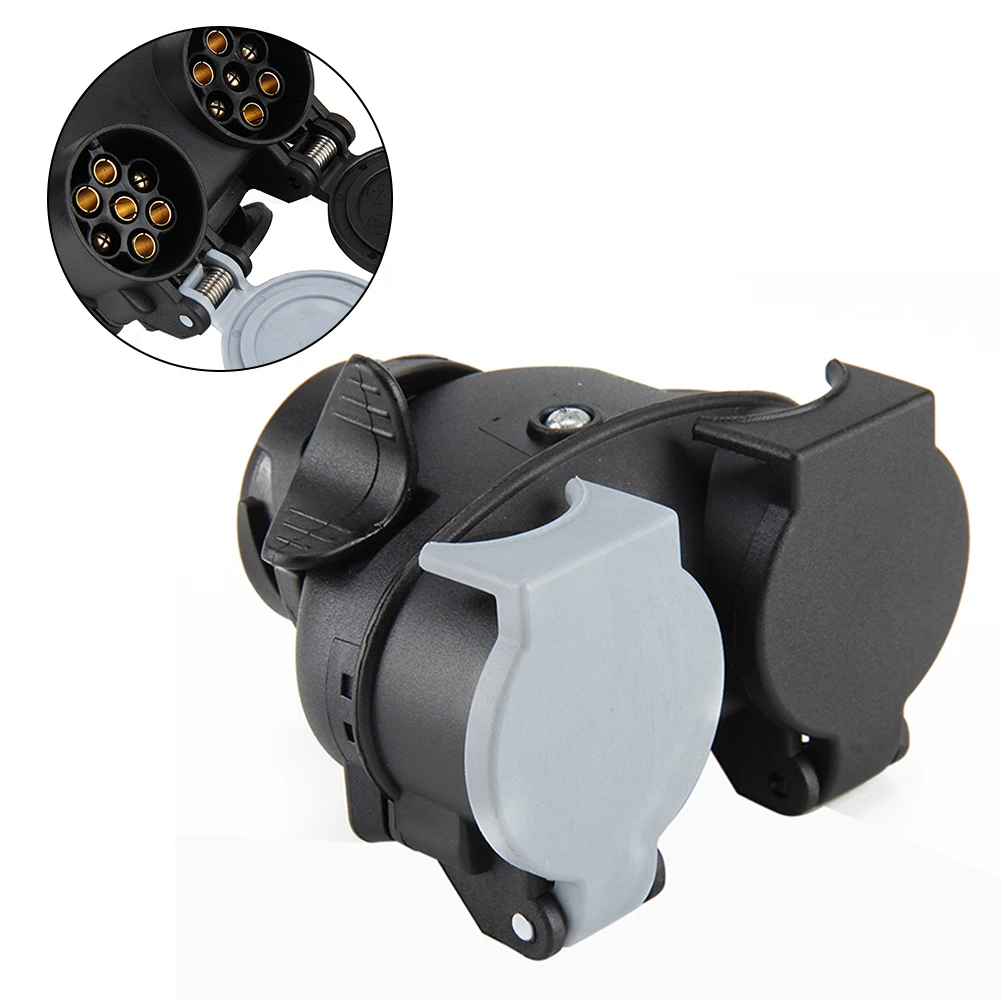 Waterproof Material Conversion Adapter Plug And Play Design 12V 9cmx6cm Black Plastic + Copper Towing Bar Adapter
Waterproof Material Conversion Adapter Plug And Play Design 12V 9cmx6cm Black Plastic + Copper Towing Bar Adapter