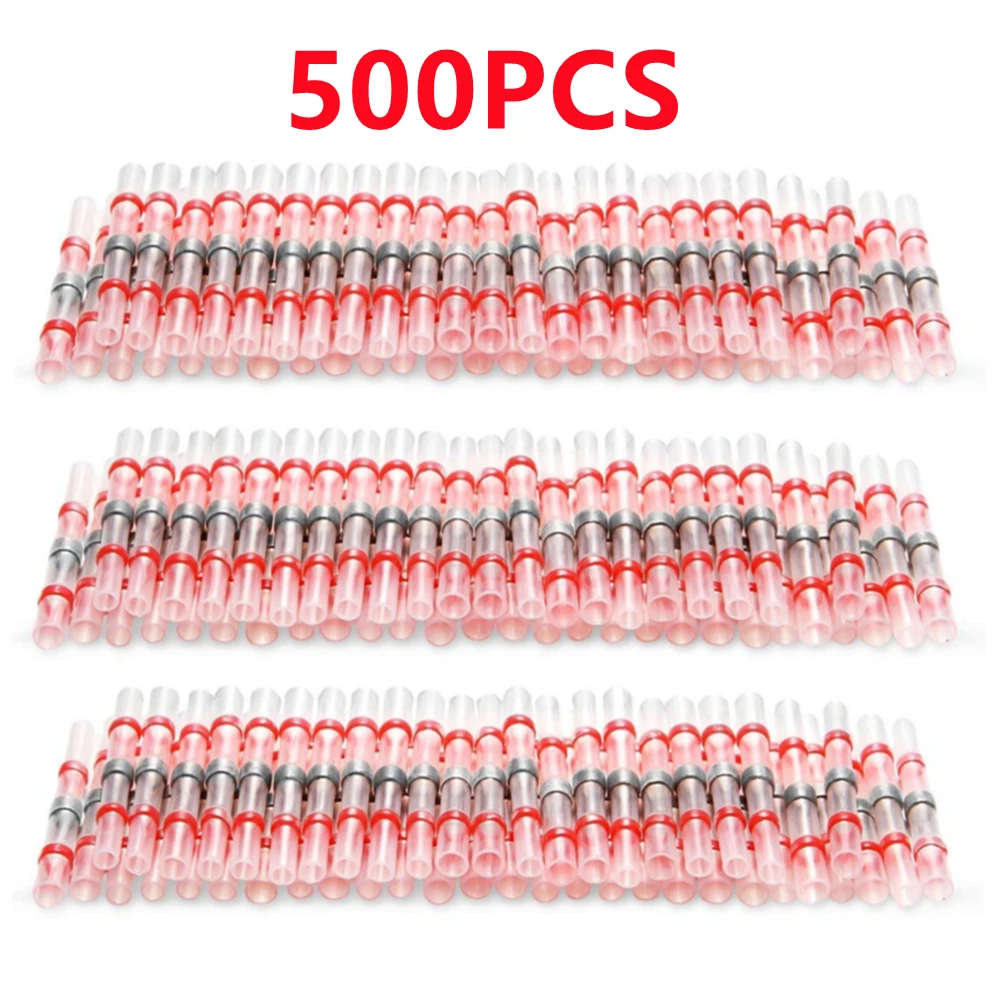 500/100PCS Solder Connectors Seal Wire Waterproof Heat Shrink Butt Connector Red Electrical Wire Terminals Insulated Butt Splice
500/100PCS Solder Connectors Seal Wire Waterproof Heat Shrink Butt Connector Red Electrical Wire Terminals Insulated Butt Splice