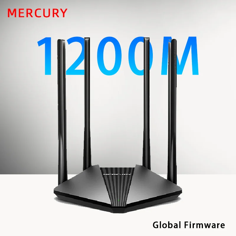 Mercury D121G Gigabit port dual band AC1200M home 5G высокоскоростной беспроводной Wi-Fi роутер
Mercury D121G Gigabit port dual band AC1200M home 5G высокоскоростной беспроводной Wi-Fi роутер