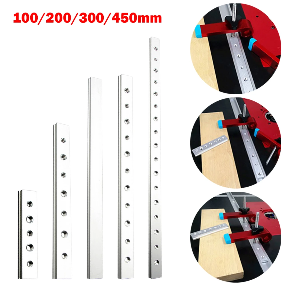 100/200/300/450mm T-Bar Slider Aluminium Alloy T-Track Slider Miter Jig For Table Saw And Woodworking Workbench DIY Tools New
100/200/300/450mm T-Bar Slider Aluminium Alloy T-Track Slider Miter Jig For Table Saw And Woodworking Workbench DIY Tools New