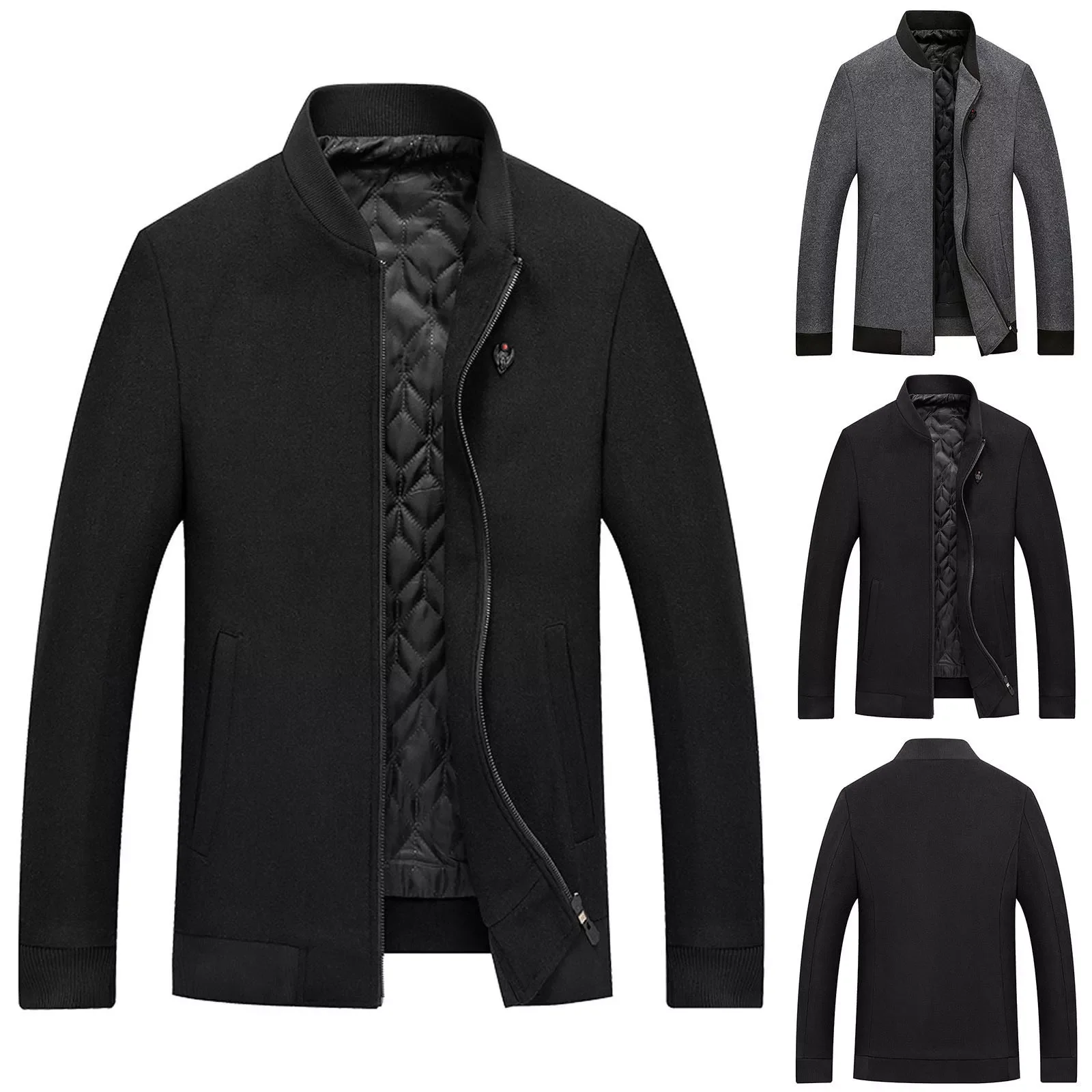 NEW IN Mens Autumn And Winter Fashion Woolen Cotton Thickened Baseball Jacket Jacket Coat Top Leather Men Coats With Hood
NEW IN Mens Autumn And Winter Fashion Woolen Cotton Thickened Baseball Jacket Jacket Coat Top Leather Men Coats With Hood