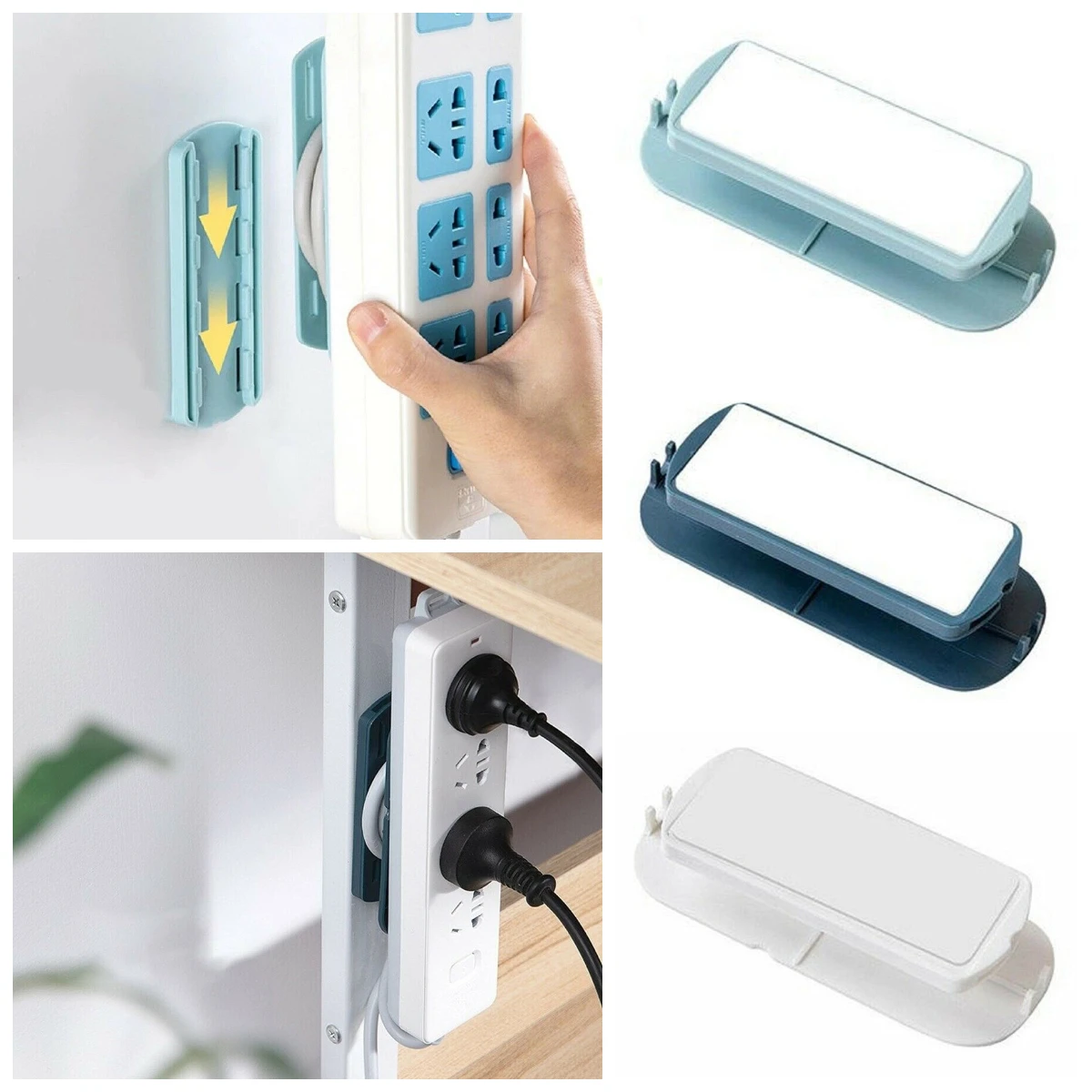 Self-Adhesive Power Strip Holder with Cable Organizer Wall Mount Patch Panel Socket Holder Home Cable Organizer Socket Fixer
Self-Adhesive Power Strip Holder with Cable Organizer Wall Mount Patch Panel Socket Holder Home Cable Organizer Socket Fixer