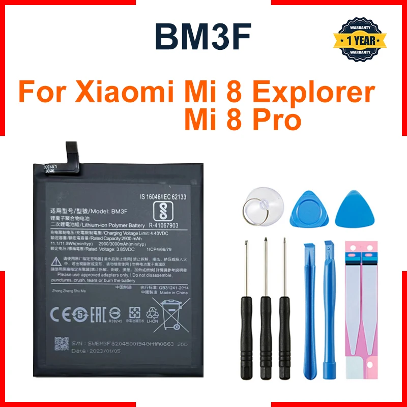 BM3F 3000 мАч аккумулятор для Xiaomi 8 Mi Explorer/Mi8 Pro сменные батареи телефона