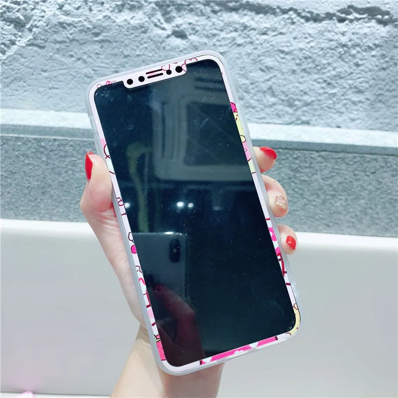 High Quality Protective Tempered Glass For iPhone X XR XS Max 11 Pro Max Cartoon Pattern Kitty Cat Screen Protector 3D Soft Edge
High Quality Protective Tempered Glass For iPhone X XR XS Max 11 Pro Max Cartoon Pattern Kitty Cat Screen Protector 3D Soft Edge