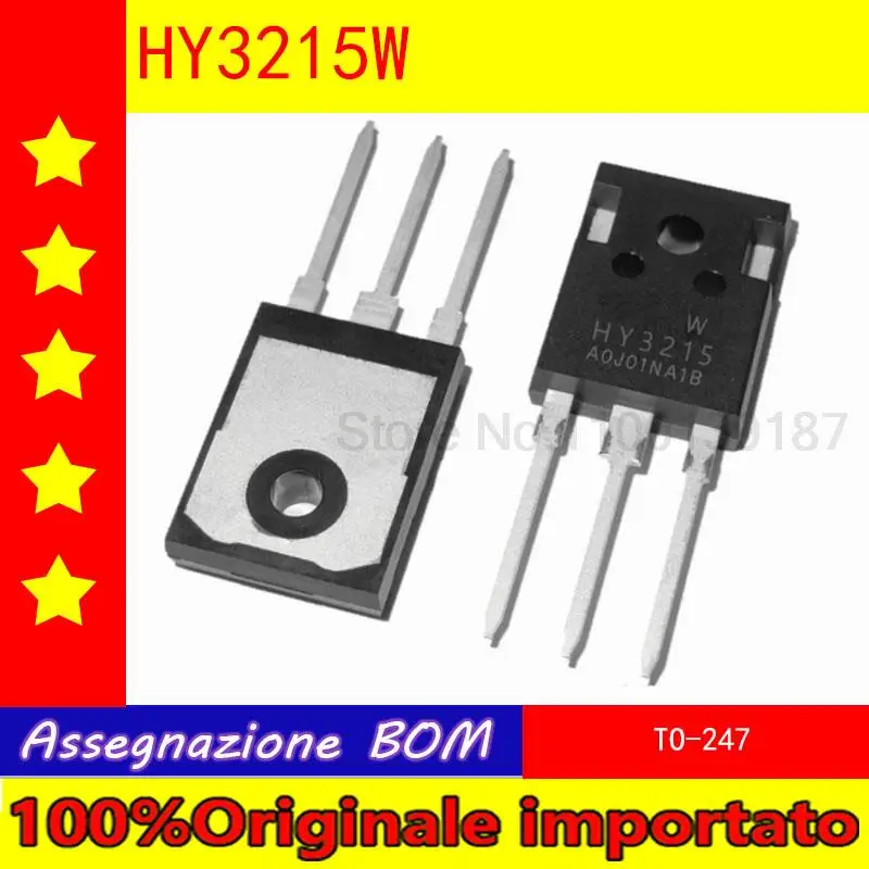 100% Оригинальный импортный 10 шт./лот HY3215W HY3215 TO-247 FET 150V 130A 15mΩ 375W
100% Оригинальный импортный 10 шт./лот HY3215W HY3215 TO-247 FET 150V 130A 15mΩ 375W