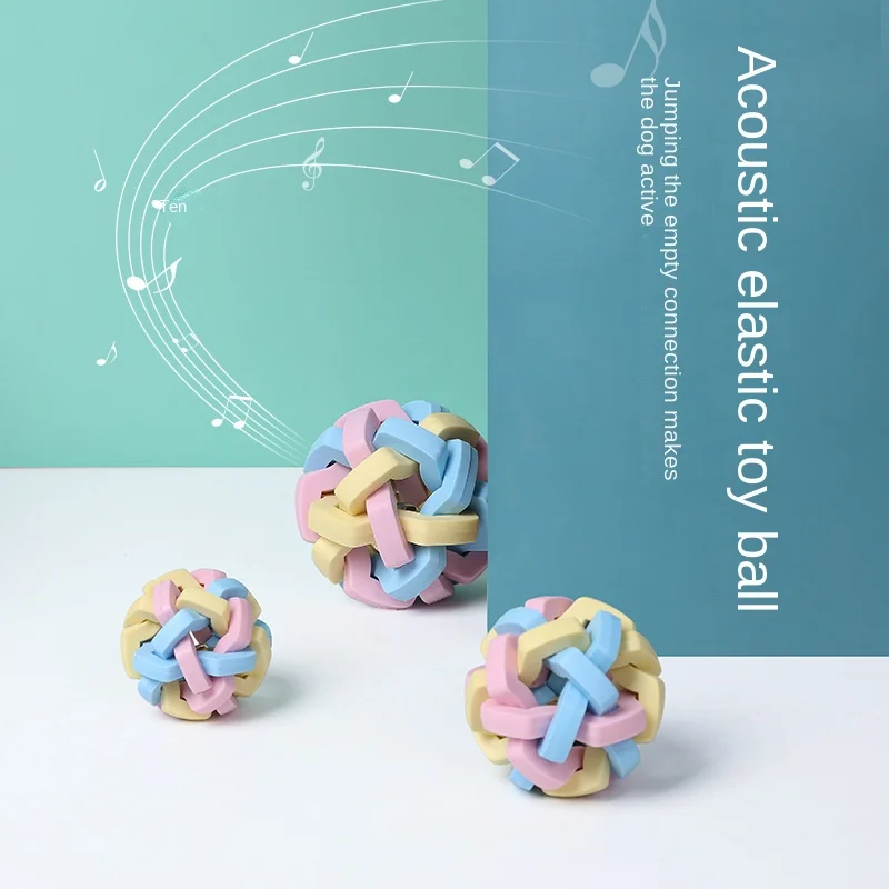 Pet Supplies2022New Colorful Bell Ball Dog Sound Toy Molar Long Lasting Macarons Woven Ball
Pet Supplies2022New Colorful Bell Ball Dog Sound Toy Molar Long Lasting Macarons Woven Ball
