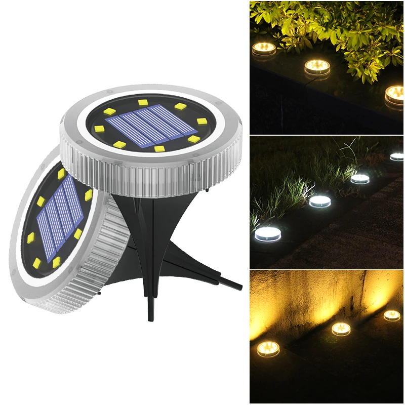 8LED Underground LED Solar Powered Lamps Outdoor Waterproof Garden Sensing Landscape Lighting Led Night Light For Lawn Pathway
8LED Underground LED Solar Powered Lamps Outdoor Waterproof Garden Sensing Landscape Lighting Led Night Light For Lawn Pathway