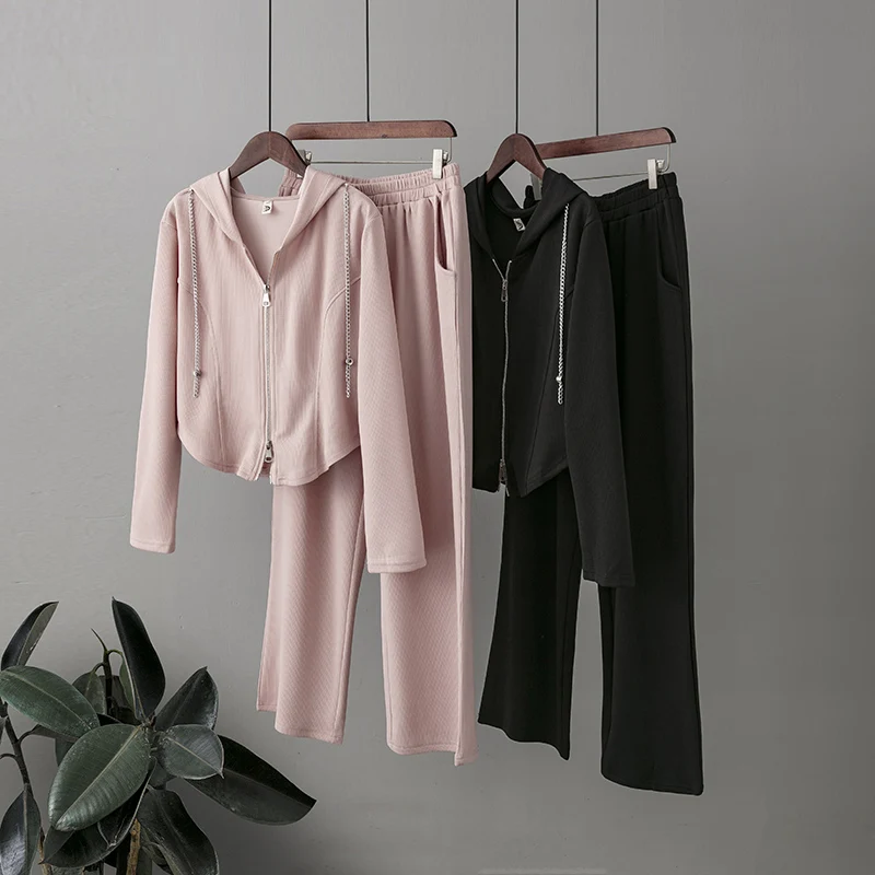 Plus Size Knitted Women Sport Suit Outfits Autumn Hoodie Jacket Sweater+pant Running Jogger Fitness Workout Casual Set Tracksuit
Plus Size Knitted Women Sport Suit Outfits Autumn Hoodie Jacket Sweater+pant Running Jogger Fitness Workout Casual Set Tracksuit
