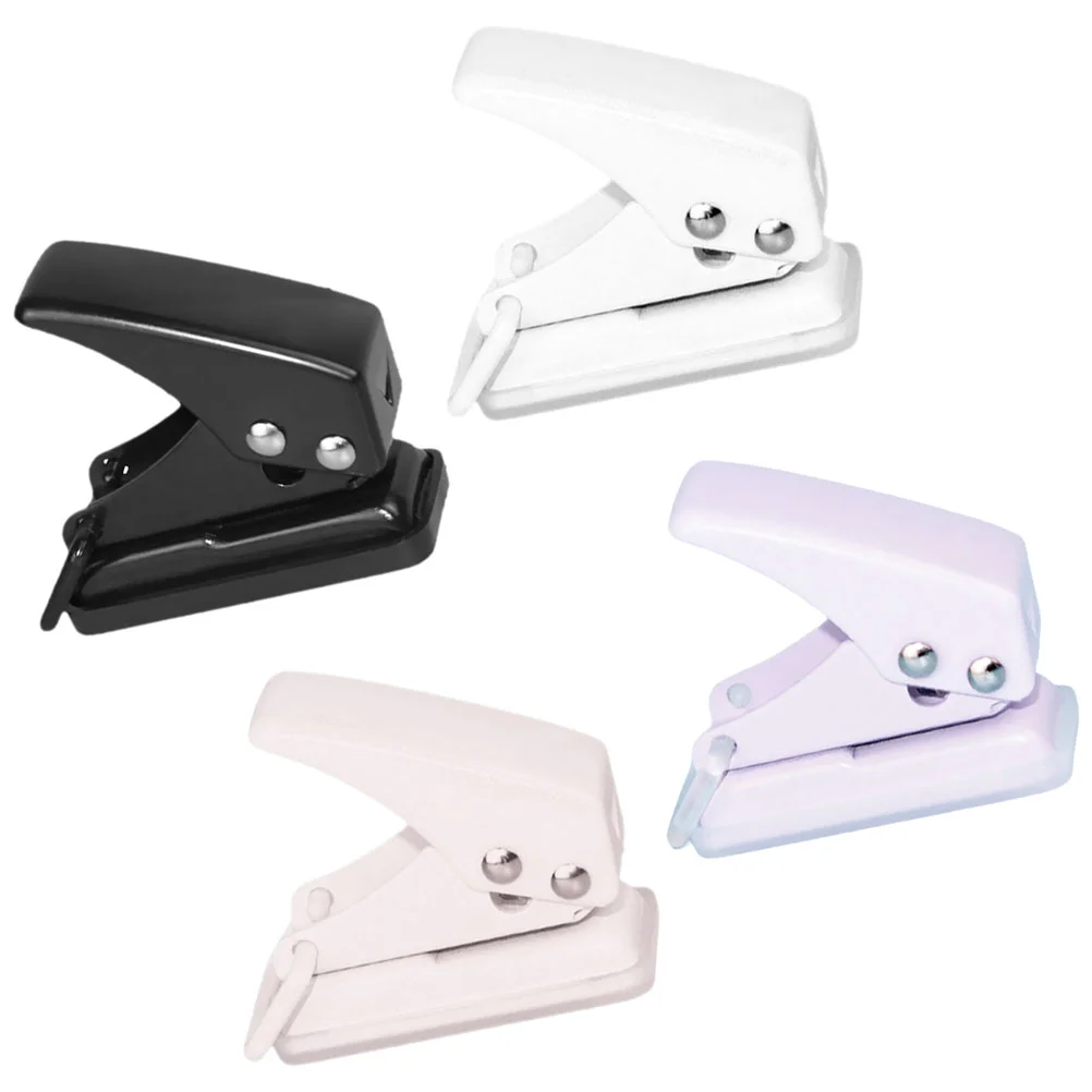 4 Pcs Single 1-Paper Punch Tool DIY Puncher Office Supply Mini Metal 1-1-Paper Punch Tool
4 Pcs Single 1-Paper Punch Tool DIY Puncher Office Supply Mini Metal 1-1-Paper Punch Tool