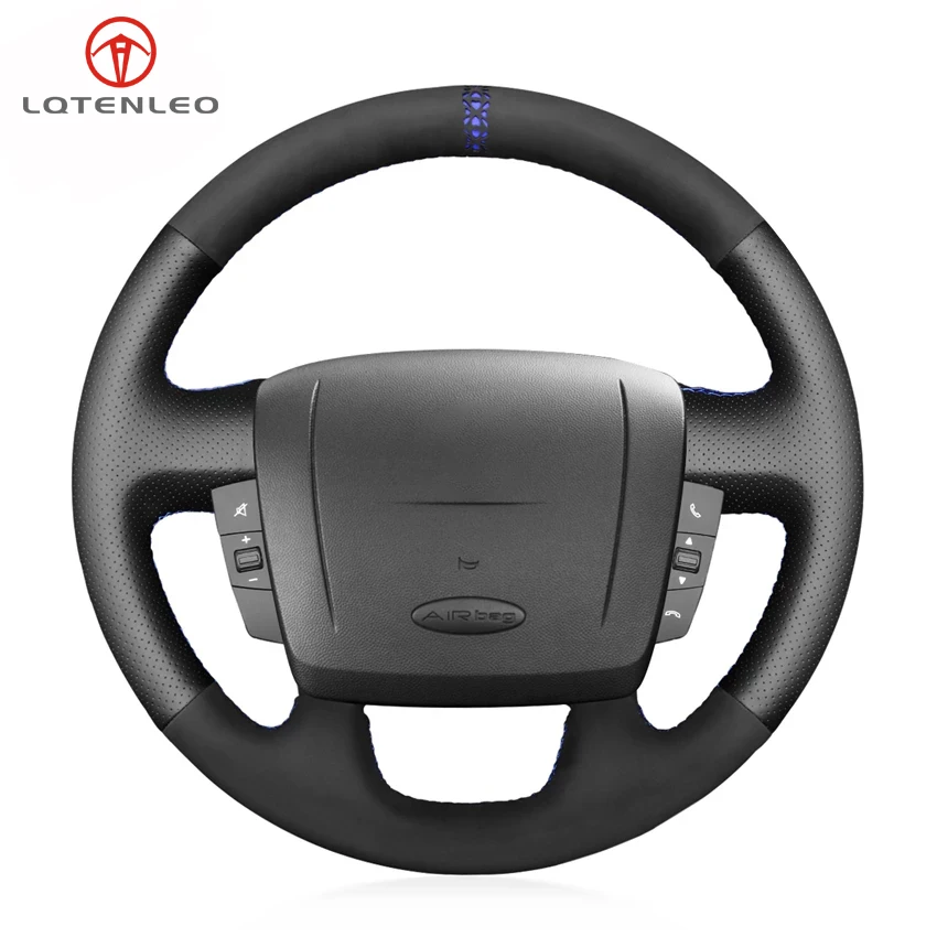 LQTENLEO Black Genuine Leather Suede Hand-stitched No-slip Soft Car Steering Wheel Cover for Fiat Ducato 2006-2019
LQTENLEO Black Genuine Leather Suede Hand-stitched No-slip Soft Car Steering Wheel Cover for Fiat Ducato 2006-2019
