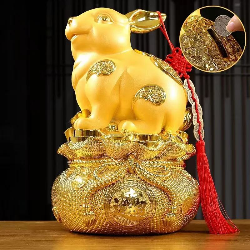 New Style Rabbit Ornaments Piggy Bank Rabbit Zodiac Year Craft Christmas Gifts Living Room Decor Accessories Home Decor
New Style Rabbit Ornaments Piggy Bank Rabbit Zodiac Year Craft Christmas Gifts Living Room Decor Accessories Home Decor