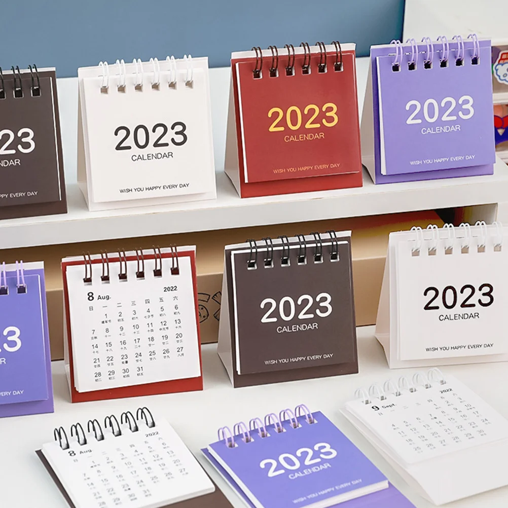 Calendar Desk Small Paper Desktop Calender Wire Binding Tabletop Office School Monthly 2023 Cute Standing Kawaii Stand Portable
Calendar Desk Small Paper Desktop Calender Wire Binding Tabletop Office School Monthly 2023 Cute Standing Kawaii Stand Portable