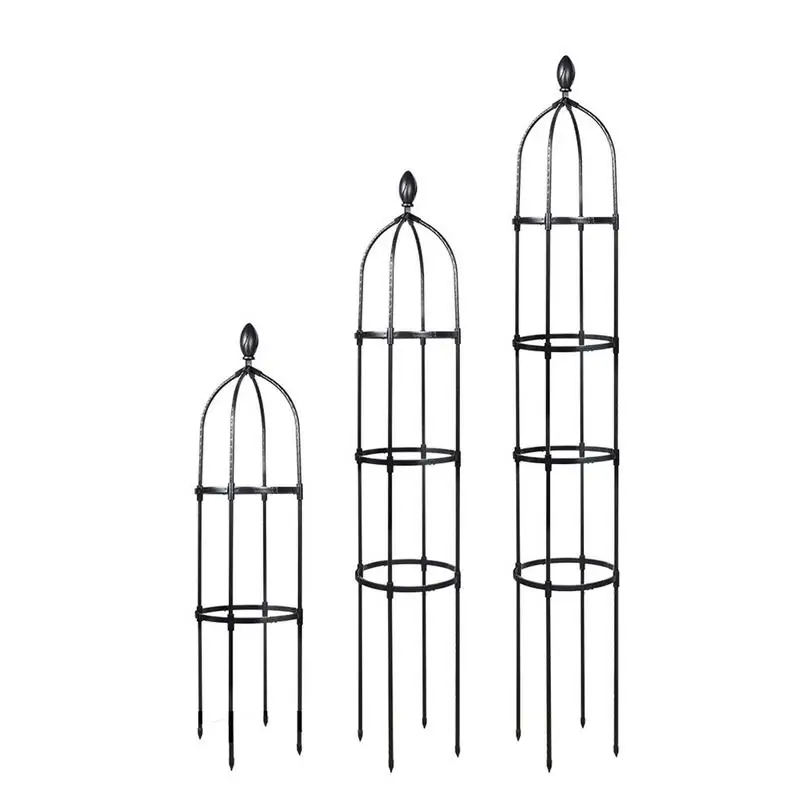 Garden Obelisk Metal Trellis 3 Sizes PE Coating Steel Flower Support For Climbing Plants 10 Inch Diameter Metal Frame Cage For
Garden Obelisk Metal Trellis 3 Sizes PE Coating Steel Flower Support For Climbing Plants 10 Inch Diameter Metal Frame Cage For