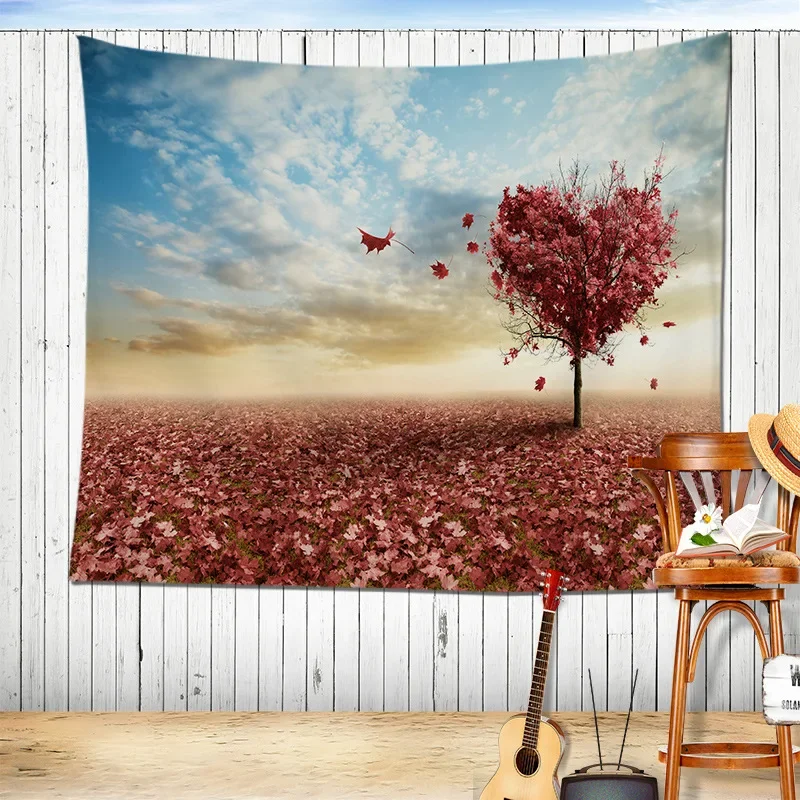Romantic Autumn Landscape Forest Leaves Home Decor Tapestry Bedroom Living Room Backdrop Decor Room Decor Aesthetic Decoration
Romantic Autumn Landscape Forest Leaves Home Decor Tapestry Bedroom Living Room Backdrop Decor Room Decor Aesthetic Decoration