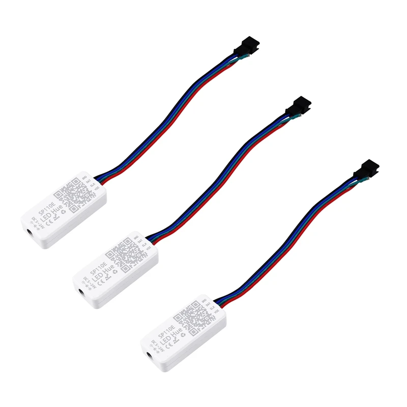 3X WS2812B SK6812RGB SK6812RGBW Bluetooth SP110E Mini Controller, Support ALL LED Strip/Module Light/Panel/String
3X WS2812B SK6812RGB SK6812RGBW Bluetooth SP110E Mini Controller, Support ALL LED Strip/Module Light/Panel/String