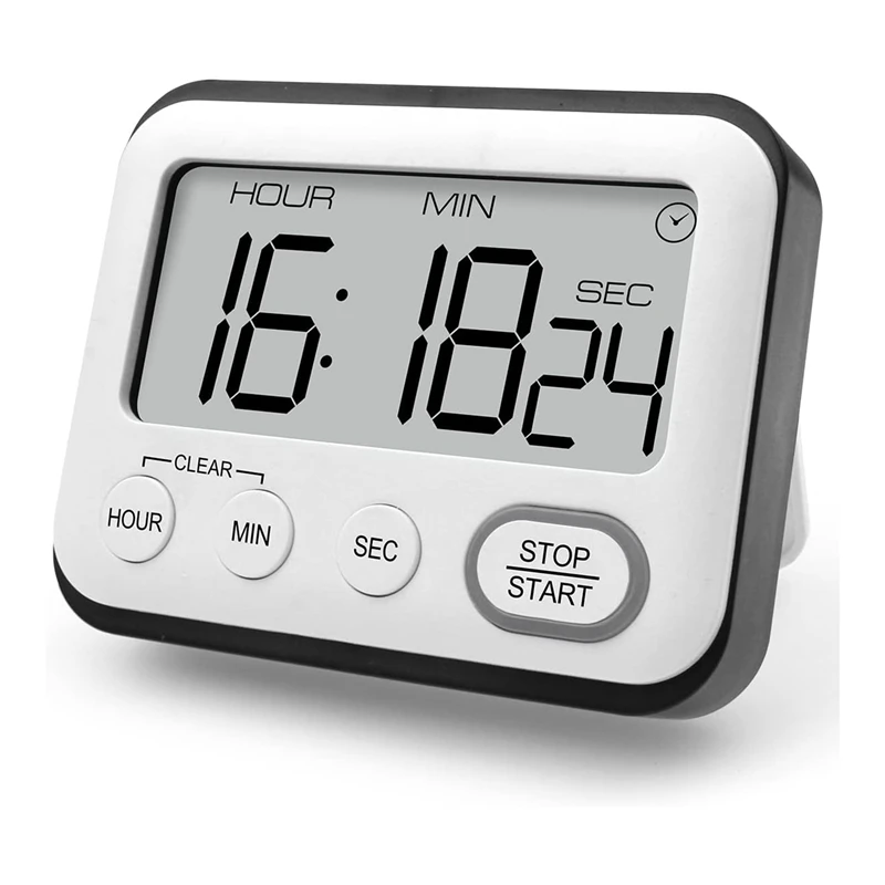 Kitchen Timer Alarm Clock Multifunctional Digital Cooking Timer With Large LCD Display Big Digits Countdown Timer Durable
Kitchen Timer Alarm Clock Multifunctional Digital Cooking Timer With Large LCD Display Big Digits Countdown Timer Durable