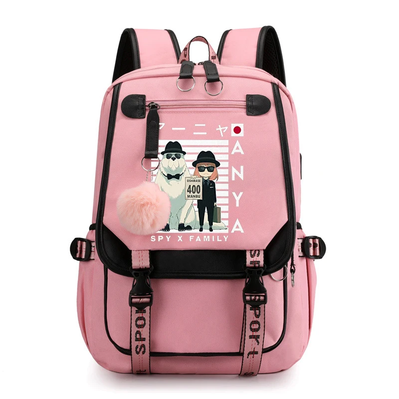 Anime Spy X Family Anya Forger Anime Primary School Backpacks Usb Children School Bags Girls Travel Backpack SchoolBag
Anime Spy X Family Anya Forger Anime Primary School Backpacks Usb Children School Bags Girls Travel Backpack SchoolBag