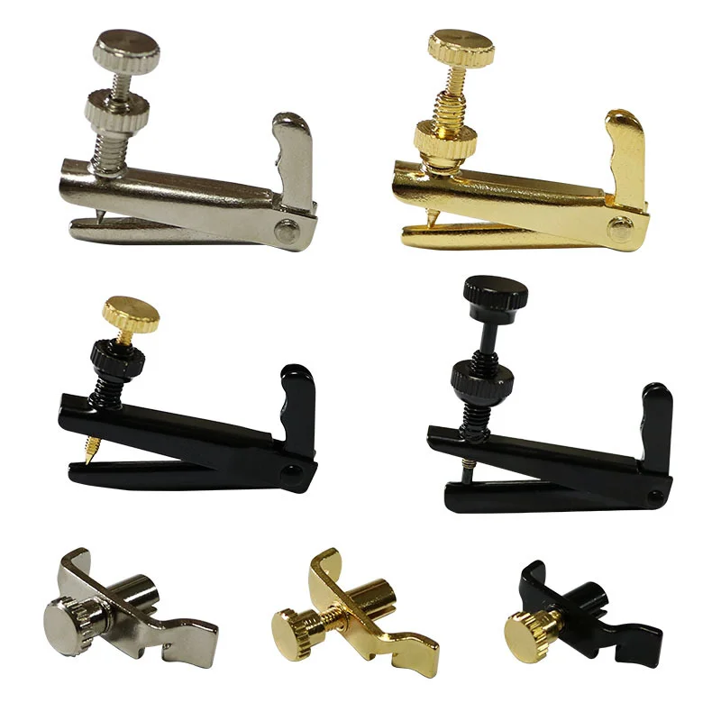 4 Pcs/Set 4/4 1/2 Violin Fine Tuner High quality String Instrument Accessories Fiddle Metal Adjuster Music Tuning Tools
4 Pcs/Set 4/4 1/2 Violin Fine Tuner High quality String Instrument Accessories Fiddle Metal Adjuster Music Tuning Tools