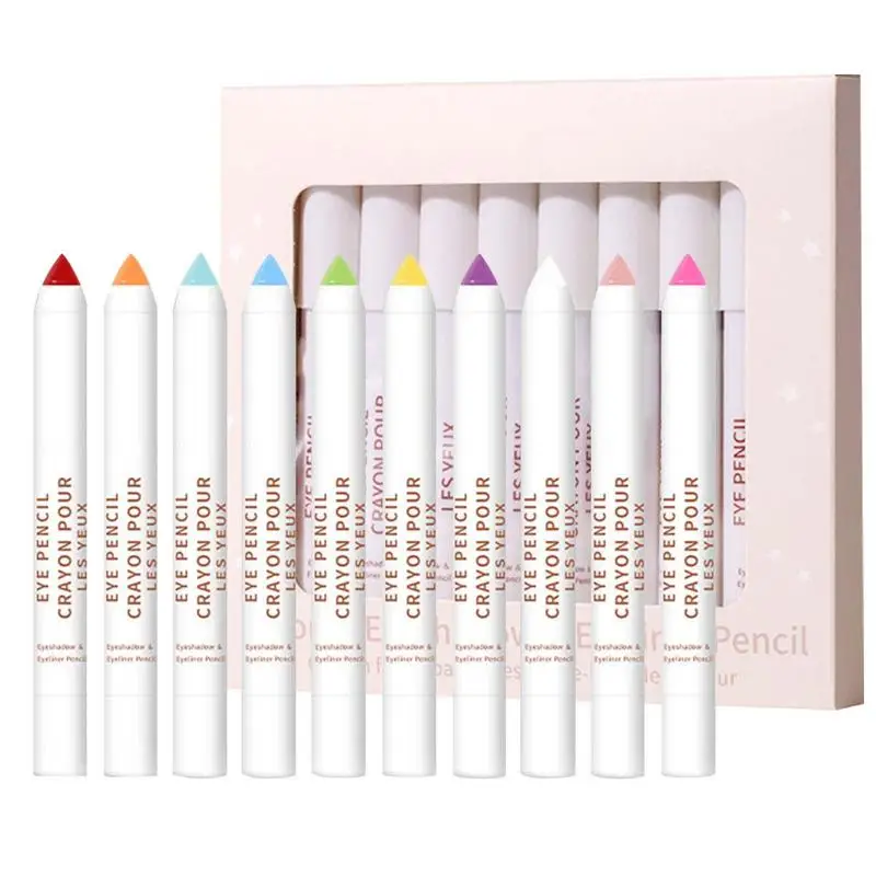 

Eyeshadow Stick Set Long Lasting Cream Eyeshadow Stick Sets Without Dizziness Brightener Highlighter Makeup Stick Kit Waterproof