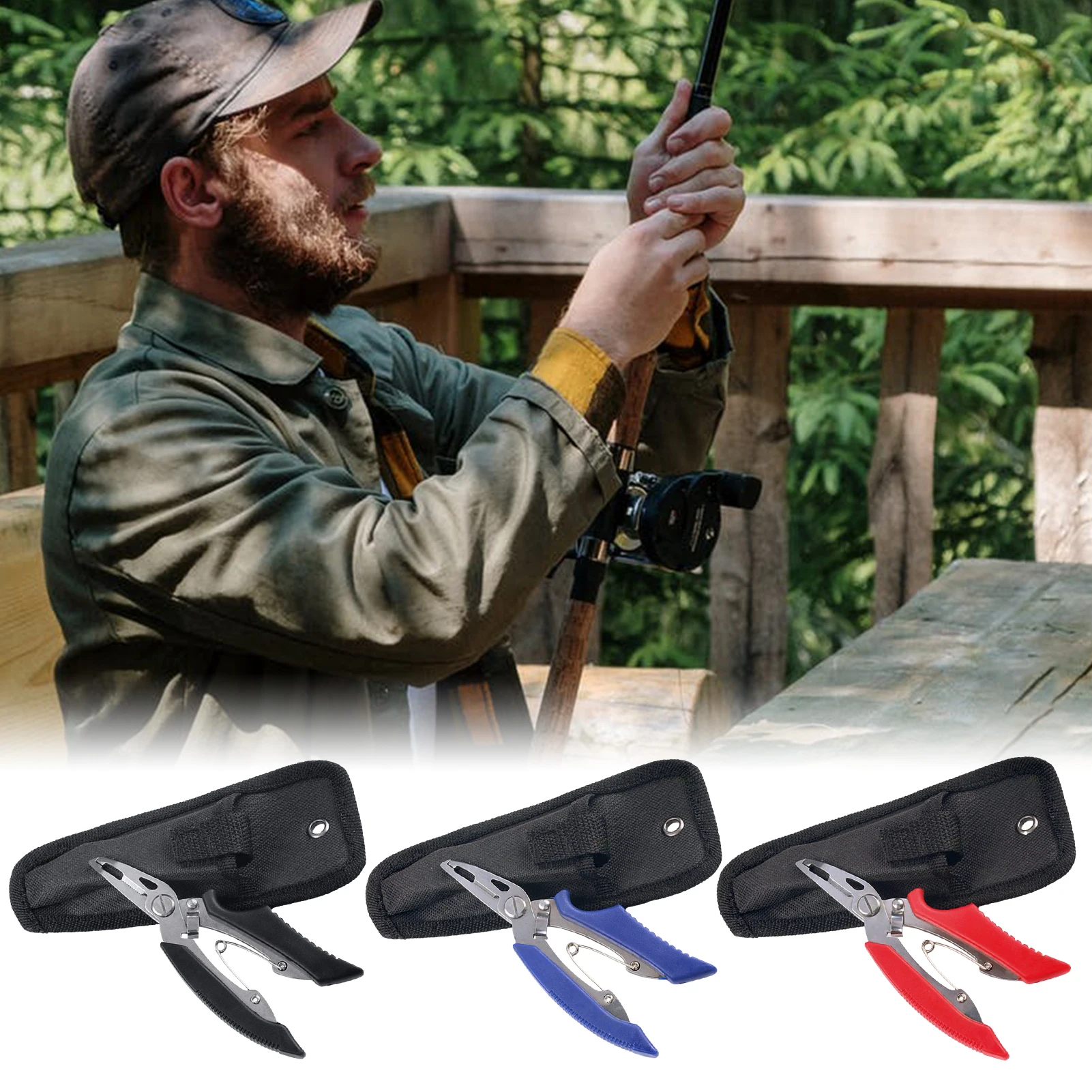 Fishing Lure Pliers Stainless Steel Hook Remover Tool & Line Cutting Scissors With Sheath Fishing Accessories Tackle For
Fishing Lure Pliers Stainless Steel Hook Remover Tool & Line Cutting Scissors With Sheath Fishing Accessories Tackle For