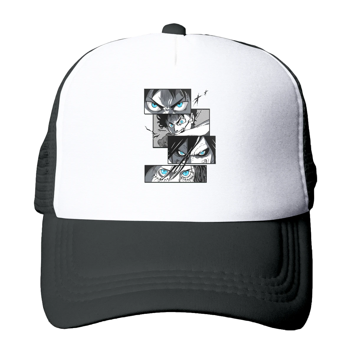 Eyes Trucker Hats Attack On Titan Anime Mesh Net Baseball Cap For Male Female Kpop Snapback Caps Streetwear
Eyes Trucker Hats Attack On Titan Anime Mesh Net Baseball Cap For Male Female Kpop Snapback Caps Streetwear