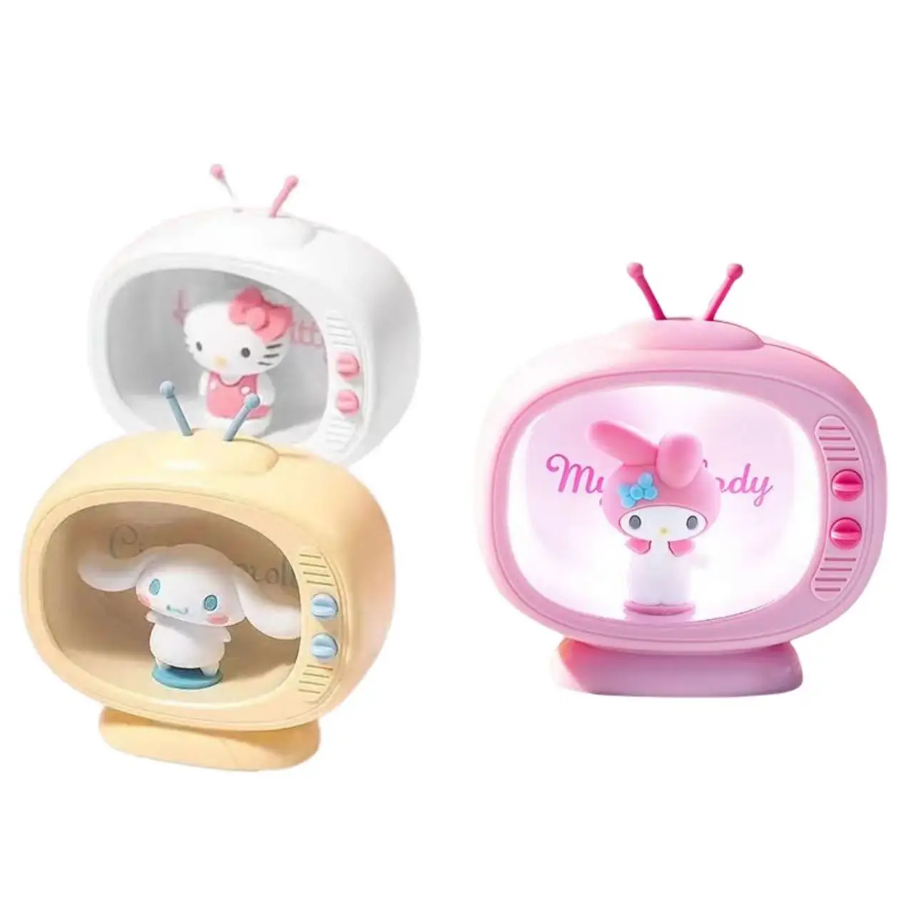 Sanrio My Melody Cinnamoroll Kt Mini TV Style LED Night Light Anime Bedroom Cute Lamp Bedside Lamp for Girls Kawaii Anime
Sanrio My Melody Cinnamoroll Kt Mini TV Style LED Night Light Anime Bedroom Cute Lamp Bedside Lamp for Girls Kawaii Anime