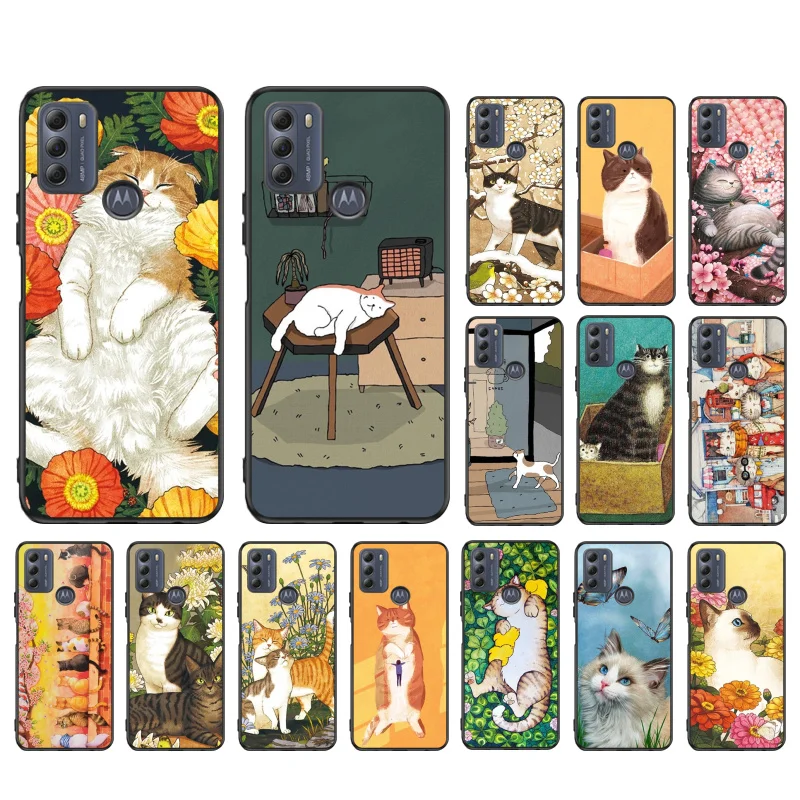 Cartoon Cats Cat Phone Case for Motorola Moto Edge 20 Edge 20 Lite E7 Power E40 E20 One Action G10 G Play G22 G52 G60 E32 G8
Cartoon Cats Cat Phone Case for Motorola Moto Edge 20 Edge 20 Lite E7 Power E40 E20 One Action G10 G Play G22 G52 G60 E32 G8