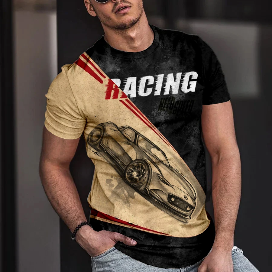 F1 Summer Retro Sketch 3D Printing Short Sleeves Round Neck Racing Cars New Men's T-Shirts Fashion Oversized Casual Tops T 07
F1 Summer Retro Sketch 3D Printing Short Sleeves Round Neck Racing Cars New Men's T-Shirts Fashion Oversized Casual Tops T 07