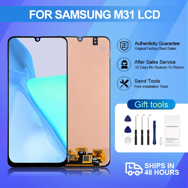 1Pcs 6.4 Inch OLED M315 Display For Samsung Galaxy M31 Lcd With Touch Panel Screen Digitizer M315F Assembly With Tools
1Pcs 6.4 Inch OLED M315 Display For Samsung Galaxy M31 Lcd With Touch Panel Screen Digitizer M315F Assembly With Tools