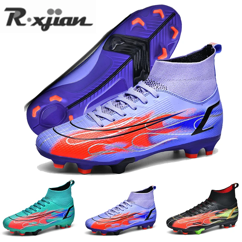 Outdoor Sports Football Shoes Autumn New High-top Youth Children Adult Broken Nails Long Spike Non-slip Wear-resistant 35-45
Outdoor Sports Football Shoes Autumn New High-top Youth Children Adult Broken Nails Long Spike Non-slip Wear-resistant 35-45
