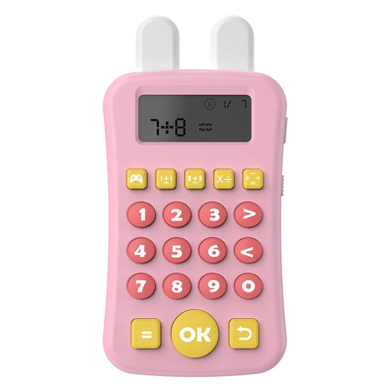 Calculator Machine Convenient Entertaining Toy Rechargeable for Kids Education E65C
Calculator Machine Convenient Entertaining Toy Rechargeable for Kids Education E65C