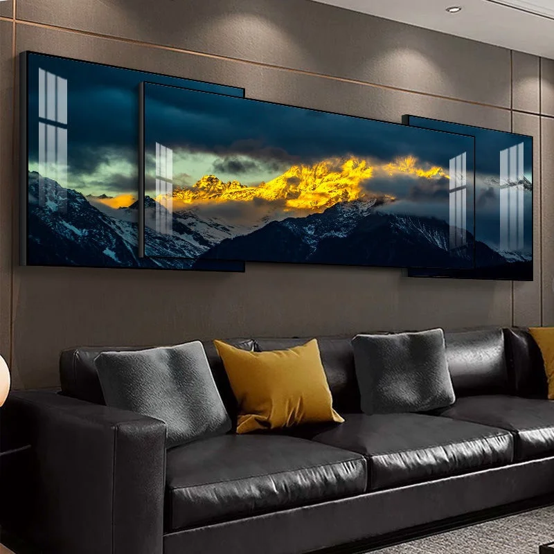 Light luxury living room decoration painting backrest Jinshan Nordic sofa painting modern new Chinese style simple murals triple
Light luxury living room decoration painting backrest Jinshan Nordic sofa painting modern new Chinese style simple murals triple