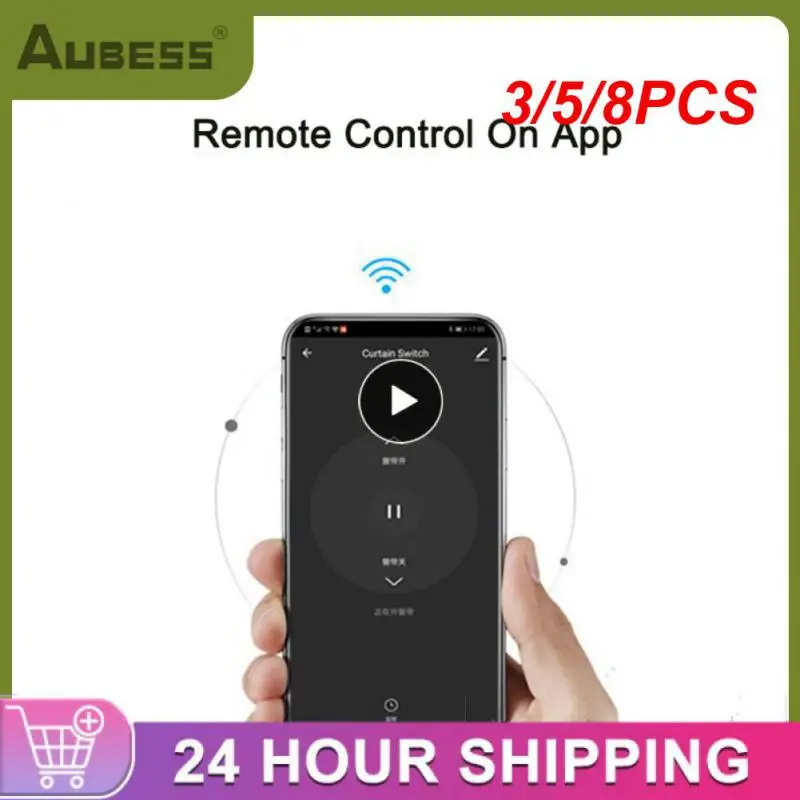 3/5/8PCS Tuya Wifi Smart Switch 10a Led Backlight Touch Curtain Switch 100-240 V App Control Smart Home Smart Life
3/5/8PCS Tuya Wifi Smart Switch 10a Led Backlight Touch Curtain Switch 100-240 V App Control Smart Home Smart Life