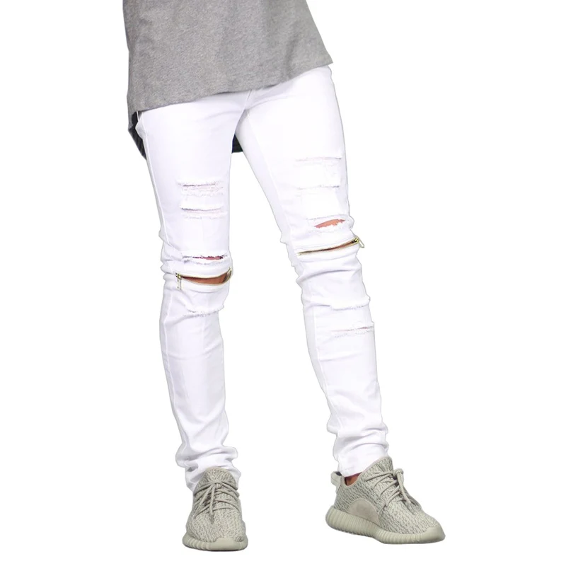 Fashion Men Knee Zipper Jeans Design Casual Stretch Destroyed Ripped Skinny Jeans For Men trousers
Fashion Men Knee Zipper Jeans Design Casual Stretch Destroyed Ripped Skinny Jeans For Men trousers