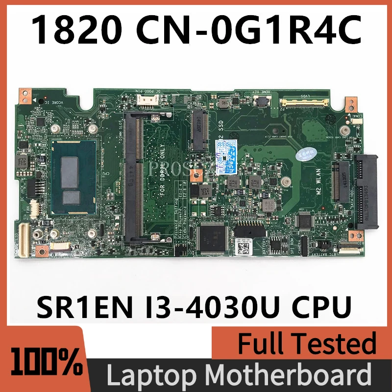 CN-0G1R4C 0G1R4C G1R4C High Quality Mainboard For DELL XPS 18 1820 Laptop Motherboard With SR1EN I3-4030U CPU 100%Full Tested OK
CN-0G1R4C 0G1R4C G1R4C High Quality Mainboard For DELL XPS 18 1820 Laptop Motherboard With SR1EN I3-4030U CPU 100%Full Tested OK