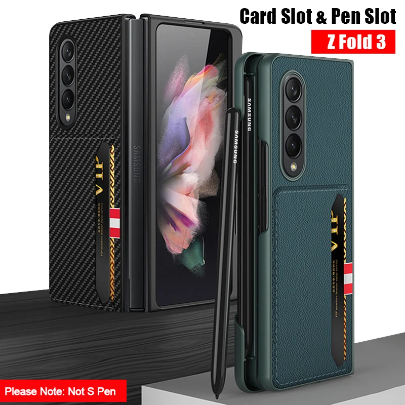 For Samsung Galaxy Z Fold 3 5G Case with Side S Pen Slot Luxury Leather Card Slot Case For Z Fold3 Phone Cover Capa (No S Pen)
For Samsung Galaxy Z Fold 3 5G Case with Side S Pen Slot Luxury Leather Card Slot Case For Z Fold3 Phone Cover Capa (No S Pen)