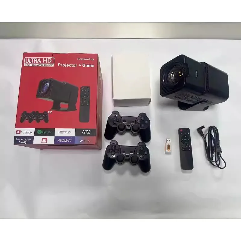 HY320 игровой проектор высокой четкости 4K люмен 250 беспроводной экран мобильного