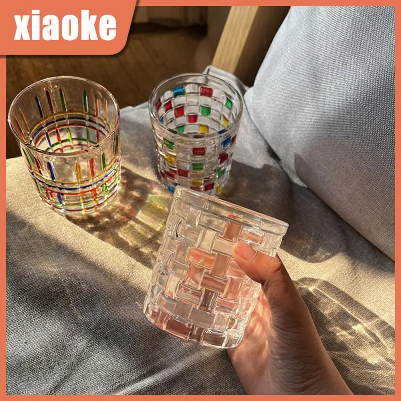 Creative Whisky Glass Portable For Drink Home Party Bar Club Tempered Glass Cups Handmade Painted Cups Drinkware Contrast Color
Creative Whisky Glass Portable For Drink Home Party Bar Club Tempered Glass Cups Handmade Painted Cups Drinkware Contrast Color
