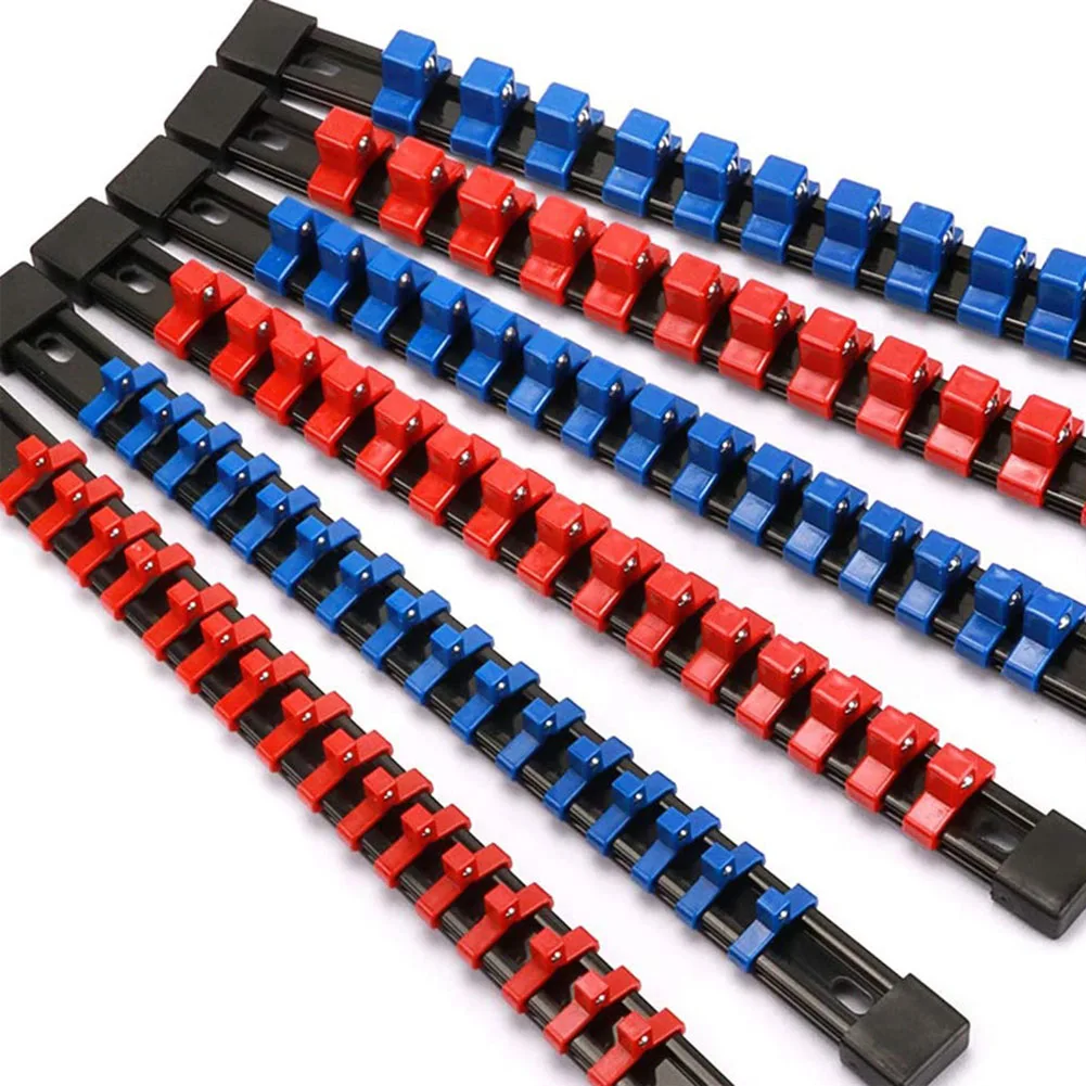 6pcs ABS Socket Organizer 1/4Inch 3/8Inch 1/2Inch Premium Quality Socket Clip Rail Holder Socket Organizer Tools Blue
6pcs ABS Socket Organizer 1/4Inch 3/8Inch 1/2Inch Premium Quality Socket Clip Rail Holder Socket Organizer Tools Blue