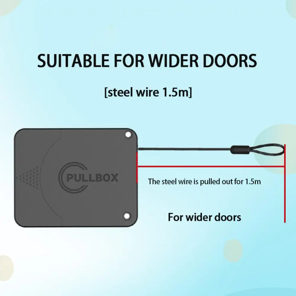 Bracket Door Pull Automatic Door Closer Rawstring Door Closer Automatic Sensor Closing Sliding Door Punch-free Adjustable Newest
Bracket Door Pull Automatic Door Closer Rawstring Door Closer Automatic Sensor Closing Sliding Door Punch-free Adjustable Newest