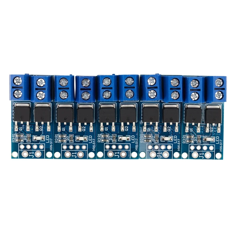 Блок управления электронным переключателем высокой мощности 15а MOS (5 шт.) 
Блок управления электронным переключателем высокой мощности 15а MOS (5 шт.)