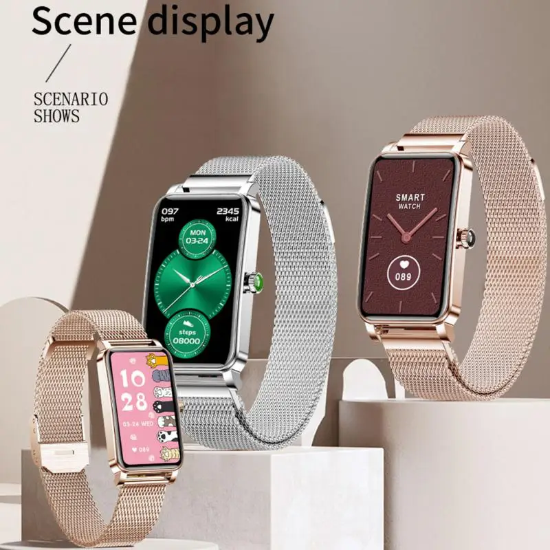 Smart Bracelet Women 1.45 Inch Heart Rate Blood Pressure Sleep Monitoring Health Smart Watch Physiological Cycle Reminder Watch
Smart Bracelet Women 1.45 Inch Heart Rate Blood Pressure Sleep Monitoring Health Smart Watch Physiological Cycle Reminder Watch