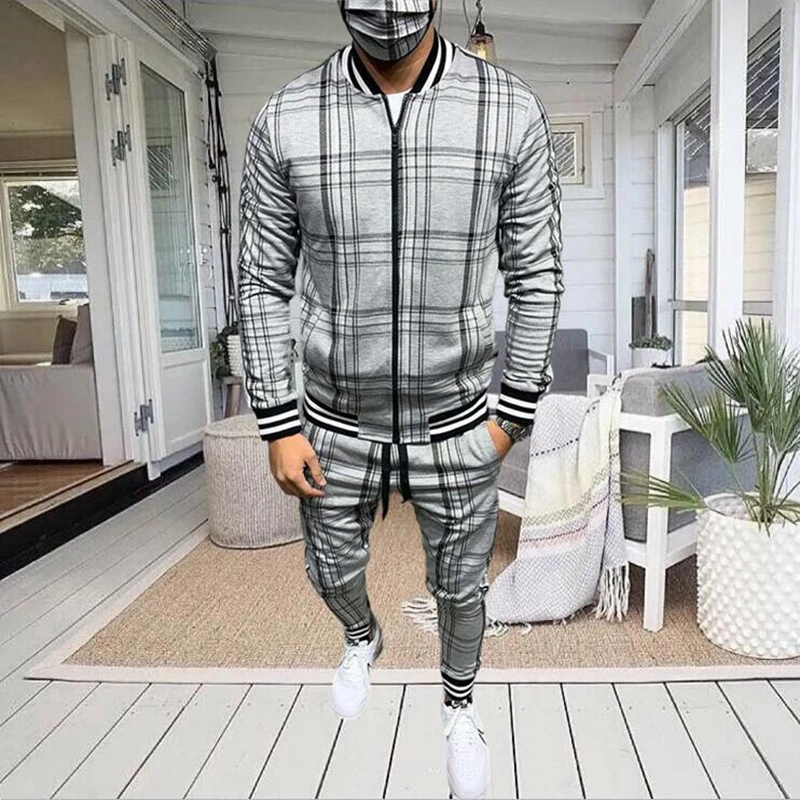 Мужской спортивный костюм, разноцветный клетчатый повседневный комплект с капюшоном на молнии, комплект с 3D-принтом, новая весенне-осенняя мужская толстовка, повседневная одежда для мужчин
Мужской спортивный костюм, разноцветный клетчатый повседневный комплект с капюшоном на молнии, комплект с 3D-принтом, новая весенне-осенняя мужская толстовка, повседневная одежда для мужчин